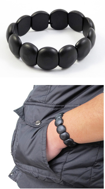 Health Energy Bracelet /Black / treat hair loss,gastrointestinal disease, constipation, obesity, diabetes stoneneedle, Bianstone, Bian stone, energystong, energy stone, natural energy stone, healing stone, healingstone, healthcare stone, magic stone, what is stone needle? what is stone needle therapy?how are stone need work? who need stone needle, stone bracelet